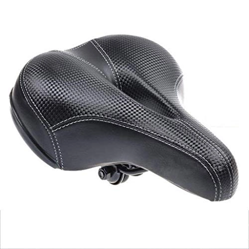 Mountain Bike Seat : HONGJ Bicycle Seats, Mountain Bike Exercise Bikes, Thickened Cushion Saddles, Comfortable Cushions, Bicycle Accessories, Cycling And Fitness Travel Equipment 25 * 20cm