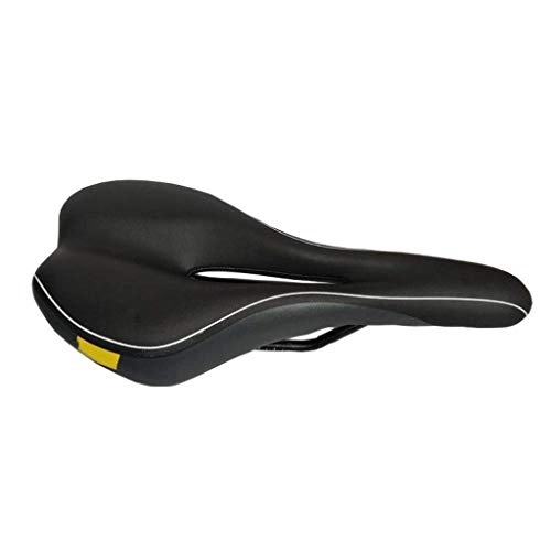 Mountain Bike Seat : HONGJ Mountain Bike, Bicycle Seat, Pierced Saddle, Riding Equipment Accessories, Comfortable And Breathable Shock Absorber 28.5 * 13.5cm