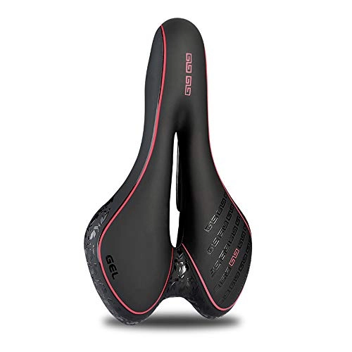 Mountain Bike Seat : HQAA Bicycle Seat | Mountain Bike Saddle | Bicycle Saddle Seat Soft, Decompression And Breathable(Color:red)