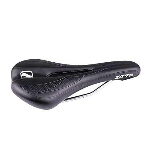 Mountain Bike Seat : HQBicyCleseat Cycling Bike 3D Silicone Gel Pad Seat Saddle Cover Soft Cushion, Mountain Bike Cycling, Bicycle Saddle (Color : Black)