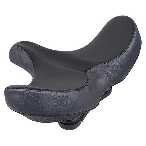 Mountain Bike Seat : Huairdum Mountain Bike Saddle, Mountain Bike Saddle, Bike Saddle, Comfortable Fine Workmanship Durable and Practical Breathable Ultra‑Wide Design for Ordinary Bicycles Cycling Acce