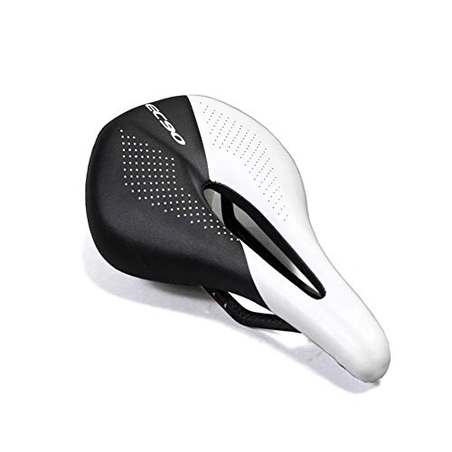 Mountain Bike Seat : Huanxin Comfortable Full Carbon Fiber Saddle, Mountain Bike Seat Saddle, Shockproof Gel Breathable Bicycle Seat, for Ladies And Men, d