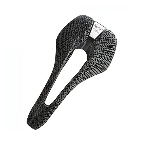 Mountain Bike Seat : HUIOP 30CRMO Bicycle 3D Printed Saddle MTB Mountain Road Cycling Saddle Comfortable Honeycomb Structure Hollow Bicycle Cushion, Bicycle 3D Printed Saddle