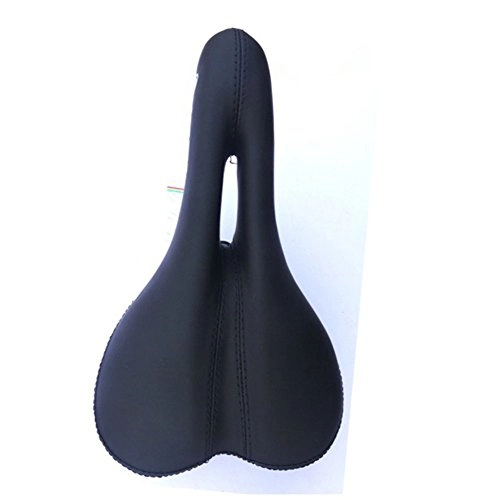 Mountain Bike Seat : HZJ Bike Seat Cushion Extra Soft Gel Bicycle Saddle Shock Absorber Cushion With Water& Resistant Breathable 27*15Cm Ergonomics Design Bicycle Accessories Black
