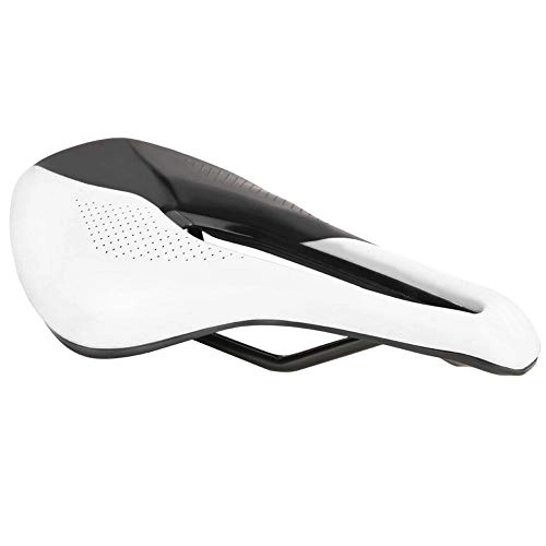 Mountain Bike Seat : Ichiias Hollow Out Design Comfortable Wear-resisting Bicycle Cushion, Soft Pad Seat Easy Install Bike Saddle, for Outdoor Mountain Bike Exercise Road Bike(Black and White)