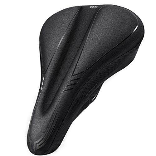 Mountain Bike Seat : inChengGouFouX Mountain Bike Saddles Comfortable Bicycle Saddle Replacement Bike Seat for Road Bikes and Outdoor Bikes Bicycle Seat (Color : Black, Size : One size)