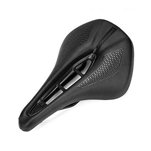 Mountain Bike Seat : Jiansheng01-ou Bicycle Seat Cushion, Mountain Bike Seat Cushion, Soft And Breathable Hollow Wide Seat Cushion, Road Bike Cycling Equipment And Accessories, rounded raised design