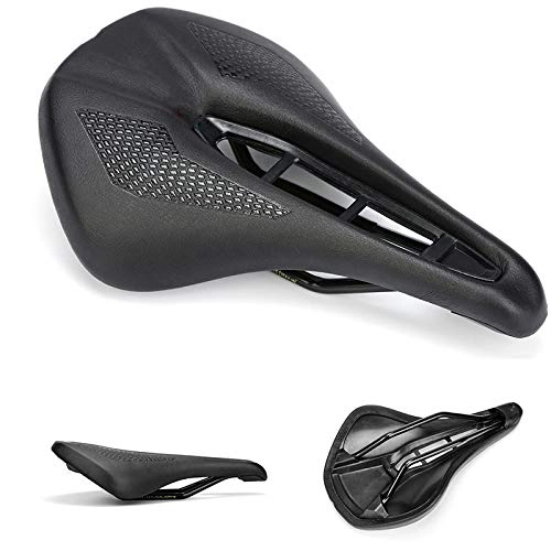 Mountain Bike Seat : JIGAN Comfortable Men Bike Seat Mountain Saddle Cushion Cycling Pad Waterproof Soft Breathable