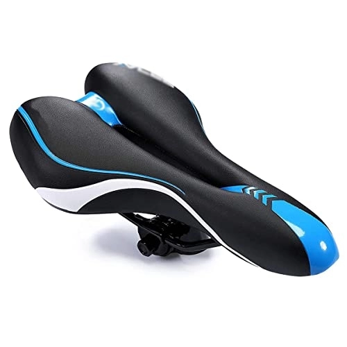 Mountain Bike Seat : JINPENGRAN Bicycle Saddle, Mountain Bike Seat Cushion Road Bike Saddle Hollow Breathable Soft Seat Cushion Bicycle Parts Accessories, C