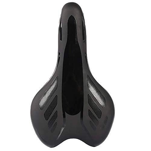 Mountain Bike Seat : JOMSK Comfort Bike Seat Bicycle Saddle Bicycle Seat Mountain Bike Saddle Riding Equipment Seat Cushion (Color : Black, Size : 29x18x7.5cm)