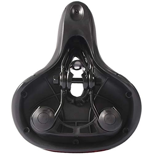 Mountain Bike Seat : JOMSK Comfort Bike Seat Bicycle Saddle Mountain Bike Saddle Riding Equipment (Color : Black2, Size : 26x22x11cm)