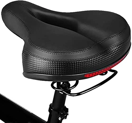 Mountain Bike Seat : JONOMD Comfortable Bike Seat for Seniors – Extra Wide and Soft Bicycle Saddle for Men and Women Comfort – Universal Bike Seat Replacement