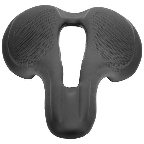 Mountain Bike Seat : Jopwkuin Bicycle Saddle, Smooth Riding Mountain Bike Cushion Lightweight with Central Relief Zone and Ergonomics Design for Most Bicycle Men and Women