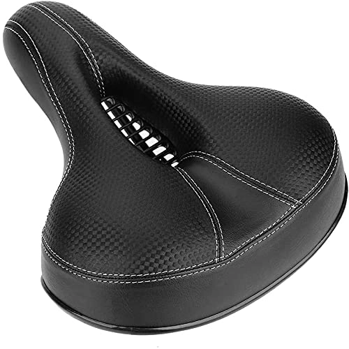 Mountain Bike Seat : JZTOL Bike Saddle Seat, Soft Silicone Mountain Bike Seat Shock Absorption Thicken Bicycle Seat Saddle Pad Black