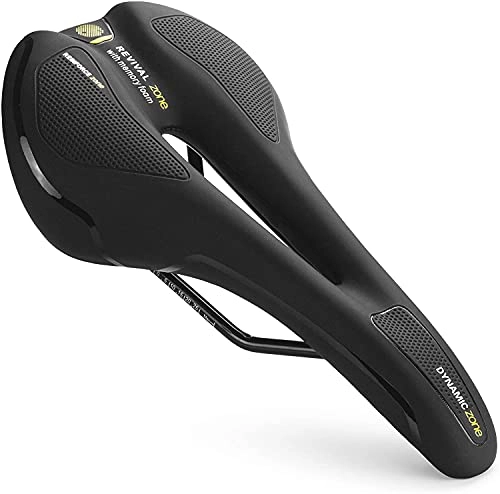 Mountain Bike Seat : JZTOL Most Comfortable Bike Seat For Men - Mens Padded Bicycle Saddle With Soft Cushion - Improves Comfort For Mountain Bike