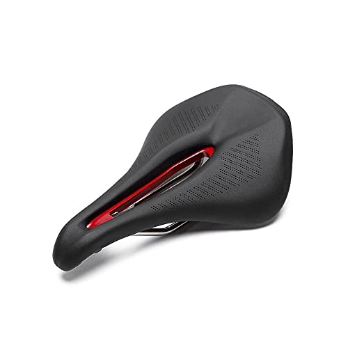 Mountain Bike Seat : KAIBINY Bicycle Seat, Nylon Fiber EVA Comfortable Waterproof Shock Absorption Central Safety Zone Ergonomically Designed air Cushion Suitable for Road Bikes Mountain Bikes and Folding Bikes
