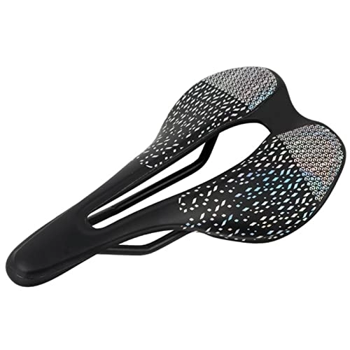 Mountain Bike Seat : KBBKIC Bike Seat Mountain Bicycle Saddle Cycling Cushion Soft Breathable Central Relief Zone And Ergonomics Design Fit For Road Bike, Mountain Bike (Color : C)