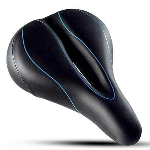 Mountain Bike Seat : KDMB Breathable Bike Seat, Comfortable Bicycle Saddle Shock Absorber With lights Bike Saddle Suspension Device Bicycle Seat Shock Absorber With Light Mountain Bike