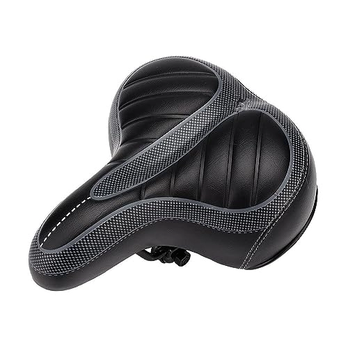 Mountain Bike Seat : KoehLy bicycle, Decoration, protection Bike Seat Cushion PU Leather Bicycle Saddle Comfortable Shockproof Mountain Bike Saddle Soft MTB Seat Cover Cycling Part Bicycle Accessories