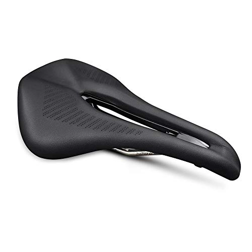Mountain Bike Seat : KOOLBOY Road Bike Racing Cycling Saddle, Streamlined Comfortable Design Mountain Bike Road Bike Bicycle Bike Cushion, Ultra-light Breathable Hollow Design for Long Bike Riding, Size 250MM*160MM