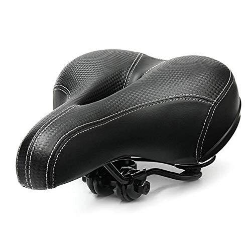 Mountain Bike Seat : KQP Bicycle Saddle Bicycle Cycling Big Bum Saddle MTB Bike Seat Wide Soft Pad Comfort Road Bike Cushion Mountain Bike Seat Suitable For Most Types Of Bicycles