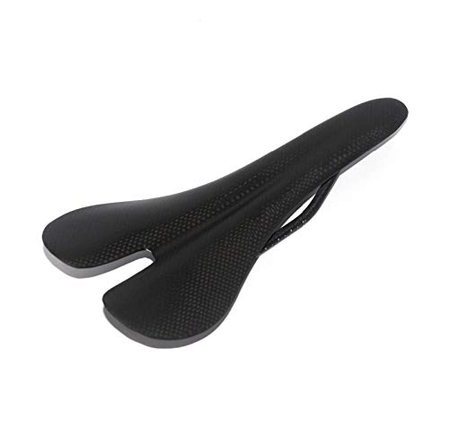 Mountain Bike Seat : KSFBHC Full Carbon Fiber Road For Mountain Bike Saddle Seat / Cushion / Carbon Saddle / Bicycle Accessories Black (Color : Black)