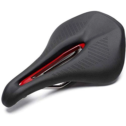 Mountain Bike Seat : KSW_KKW Comfortable Bike Seat-Gel Waterproof Bicycle Saddle With Central Relief Zone And Ergonomics Design For Mountain Bikes, Road Bikes, Men And Women