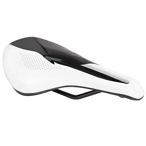 Mountain Bike Seat : LFHH Outdoor Road Mountain Bike Bicycle Soft Hollow Cycling Saddle Cushion Pad Seat Wear-resisting And Durable(black&white)