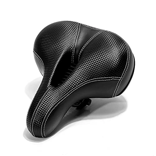 Mountain Bike Seat : LHQ-HQ Shock Absorption And Breathable Bicycle Saddle Creative And Comfortable Memory Foam Men And Women Sports Bicycle Mountain Bike Rubber Pad