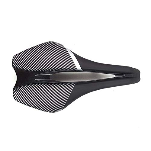 Mountain Bike Seat : LIANYG Bicycle Seat Comfort Road Bike Saddle Spare Part For Triathlon Bicycle Saddle Mtb Mountain Bike Race Saddle Man Women Cycling Seat 114 (Color : Black)