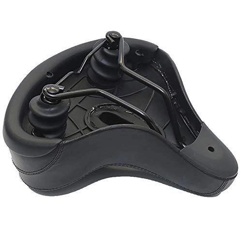 Mountain Bike Seat : LIUXING-Home Bicycle Saddle Electric Bicycle Saddle Thickened Sponge Seat Equipment General Bicycle Seat Cushion General Bicycle Seat Cushion Mountain Bike Saddle (Color : Black, Size : 25.5x9x23cm)