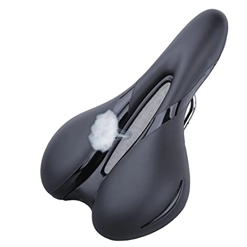 Mountain Bike Seat : LLZH Mountain Road Bike Seat, Silicone Saddle Hollow Comfortable Bicycle Seat Cushion, Water Proof Comfortable and breathable Replacement Soft Padded Unisex saddle