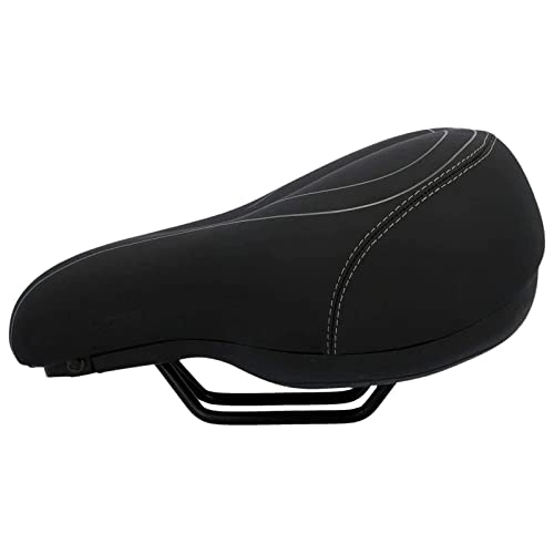 Mountain Bike Seat : LOVIVER Comfort Bicycle Seat with Storage Space Waterproof Shockproof Breathable Cushion Pad Biking Seat for Mountain Road Bike Cycling Parts