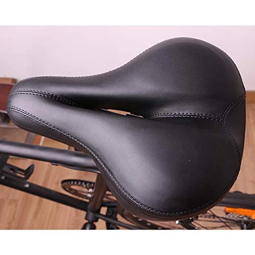 Mountain Bike Seat : LUFEILI Electric bike silicone seat cushion soft thick universal mountain bike saddle shock-absorbing comfort seat cushion