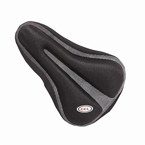 Mountain Bike Seat : LULIJP Bike Accessories Bike Silica Gel Seat Saddle Cover Cycling Silicone Cushion Soft Pad Road MTB Mountain Bicycle Saddle Cases (Color : Black, Size : Free)
