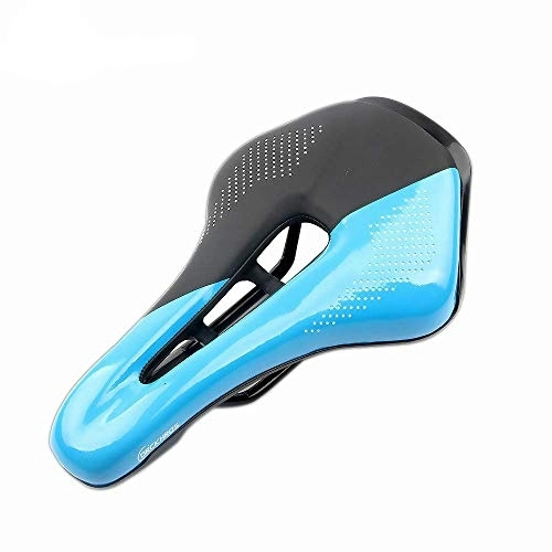 Mountain Bike Seat : LXDDP Wide Bicycle Bike Seat No Nose Mountain Bike Saddle Comfortable Cycling Saddle Bike Saddle For Bikes Racing Soft Shock Absorber Breathable Cycle