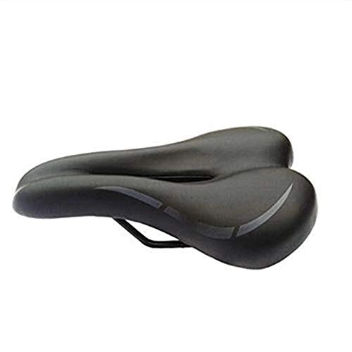Mountain Bike Seat : Lzdingli Bicycle Accessories Bicycle saddle - mountain bike saddle soft elastic sponge cushion suitable for bicycle / road bike / rotary exercise bike for Cycling Enthusiasts