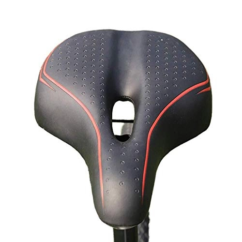 Mountain Bike Seat : Lzdingli Bicycle Accessories Bicycle saddle - mountain bike saddle waterproof soft taillight seat cushion suitable for bicycle mountain bike / road bike for Cycling Enthusiasts