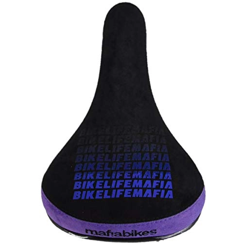 Mountain Bike Seat : Mafia Bikes BLM Fade Purple Black Seat