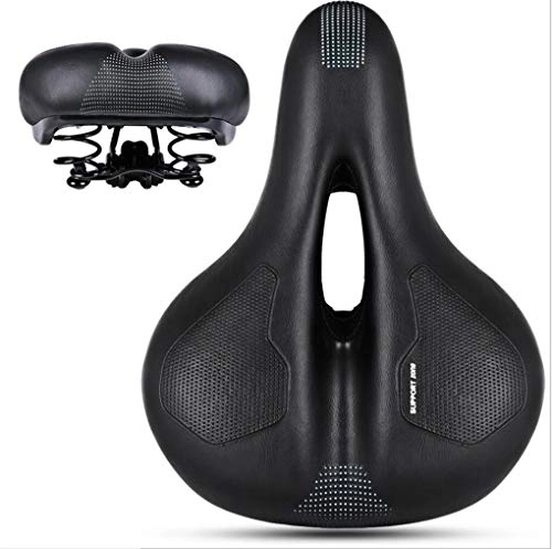 Mountain Bike Seat : MBEN Bicycle saddle, comfortable and breathable non-slip spring shock absorber bicycle seat, unisex suitable for cruiser / road bike / travel / mountain bike