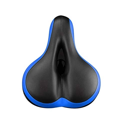 Mountain Bike Seat : MBROS bike seat Rubber Bike Saddle Mountain Bicycle Seat Cushion Soft Thickening Widening Cushion Riding Equipment Anti Shock Cycling Accessories Seats for bike (Color : 03)