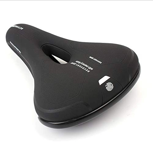 Mountain Bike Seat : Memory Sponge Bike Saddle Mountain Bike Seat Breathable Comfortable Cycling Seat Cushion Pad With Central Relief Zone And Ergonomics Design Fit For Road Bike And Mountain Bike