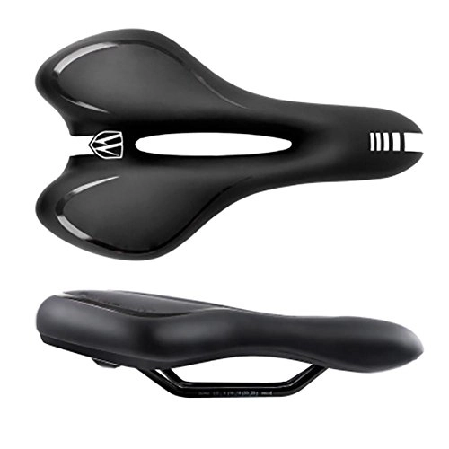 Mountain Bike Seat : MIAO Bike Saddles?Universal Comfort Bicycle Silicone Soft Cushion , black