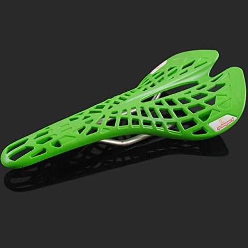 Mountain Bike Seat : MIAOGOU Bicycle Saddle Replacement Riding Shock Absorption Ultra Light Hollowed Out Seat Mountain Bike Spider Web Bicycle Saddle Cycling Sports Plastic