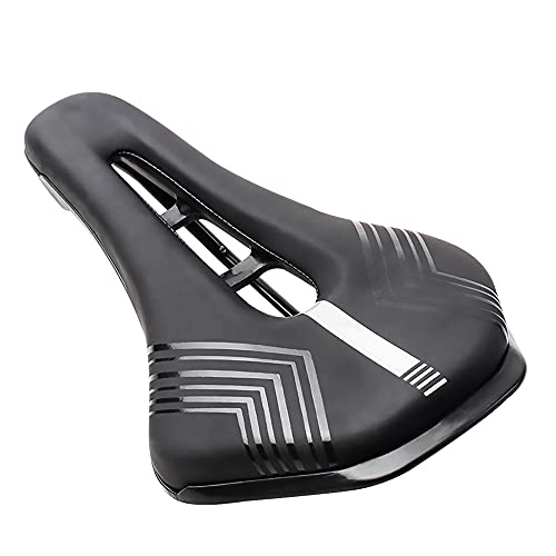 Mountain Bike Seat : MKLE Mountain bike saddle, bicycle seat cushion, streamlined, diversion groove design, curved technology, provide support