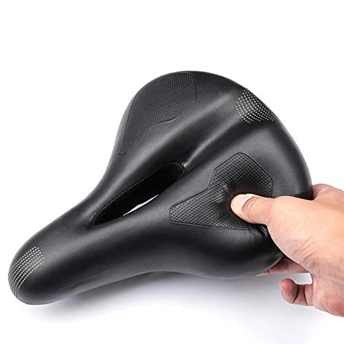 Mountain Bike Seat : MMFHG Bicycle seat Mountain Bike Bicycle Comfortable Shock Absorption Breathable Cushion Saddle Male And Female Bicycle Saddle Cushion Accessories