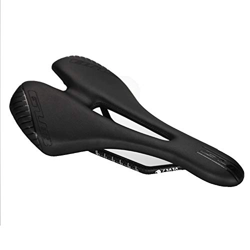 Mountain Bike Seat : MMRLY Carbon fiber road bike hollow foreskin cushion long hollow breathable comfortable cushion