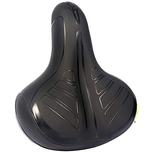 Mountain Bike Seat : MOMIN Bike Saddle Professional Soft Breathable Bicycle Saddle Black Bicycle Saddle Riding Accessories for All Seasons Mountain Bike (Color : Black, Size : 24x13x20cm)