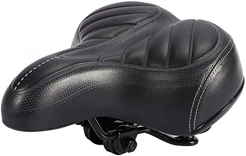Mountain Bike Seat : Most Comfortable Bike Seat, Extra Wide and Padded Bicycle Saddle Front Seat Shockproof Spring Mountain Road Bike Seat Comfortable Cycling Seat Pad Bicycle Seat Breathable
