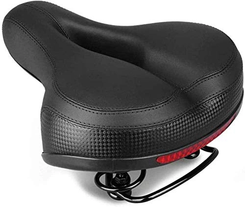 Mountain Bike Seat : Mountain Bike Saddle Comfortable Soft Thickened Mountain Bike Bicycle Seat Cushion Waterproof Cycling Gel Pad Cushion Cover Jzx-n